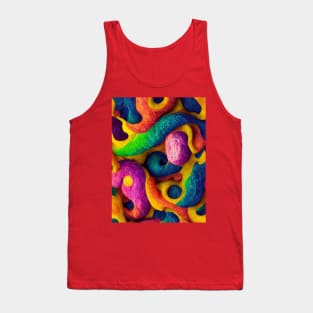 Rainbow seamless art Tank Top